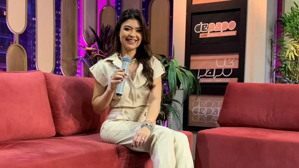 Imagem Amanda Francozo TV Aparecida do artigo Amanda Françozo recebe a banda do Abba Experience in Concert