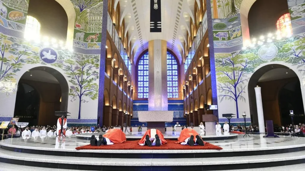 Imagem Celebracao da Paixao do Senhor no Santuario Nacional do artigo Dom Orlando celebra a Paixão de Cristo no Santuário