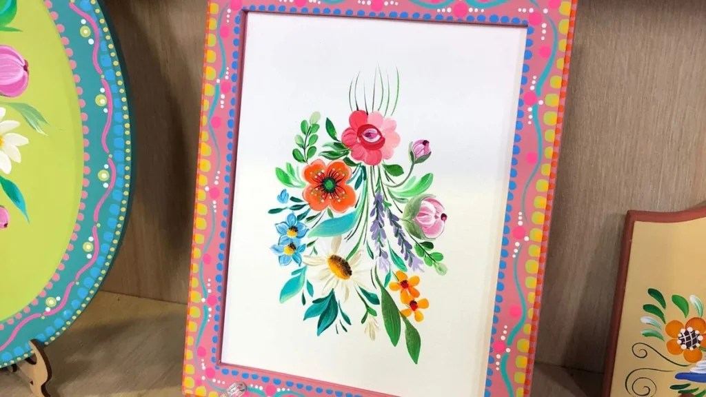 Imagem Bauernmalerei da Mantiqueira do artigo Jardim Florido com o Bauernmalerei da Mantiqueira
