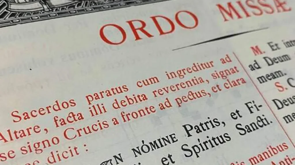 Sexta edição típica do Missal Romano revisado por decreto do Concílio de Trento
