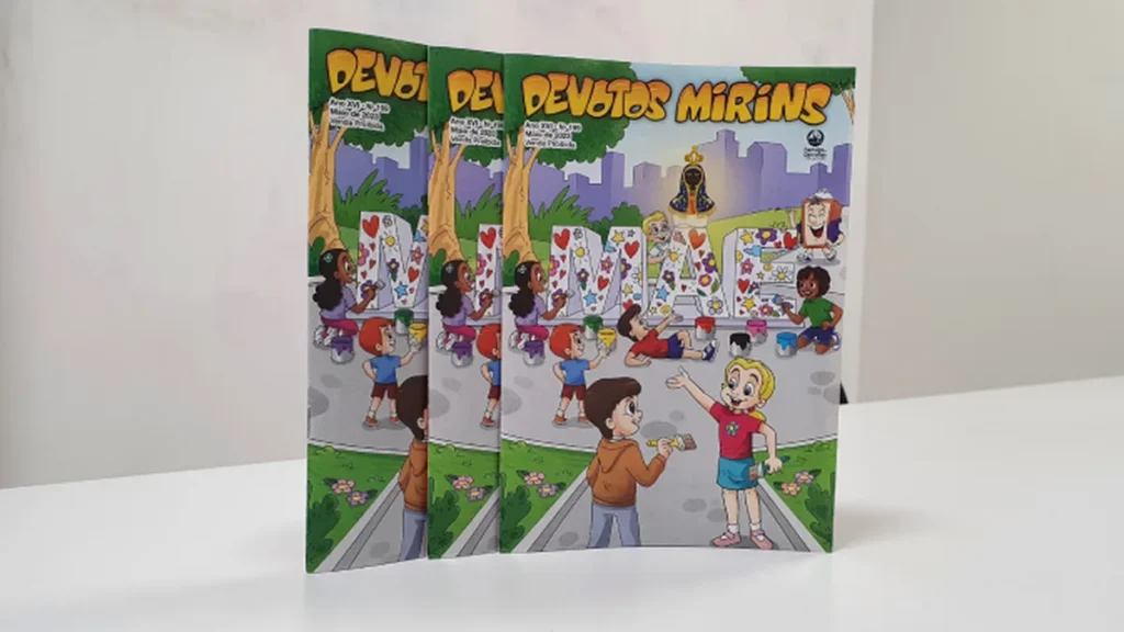 Imagem Revista Devotos Mirins de maio 2023 do artigo Destaques de maio da Revista Devotos Mirins