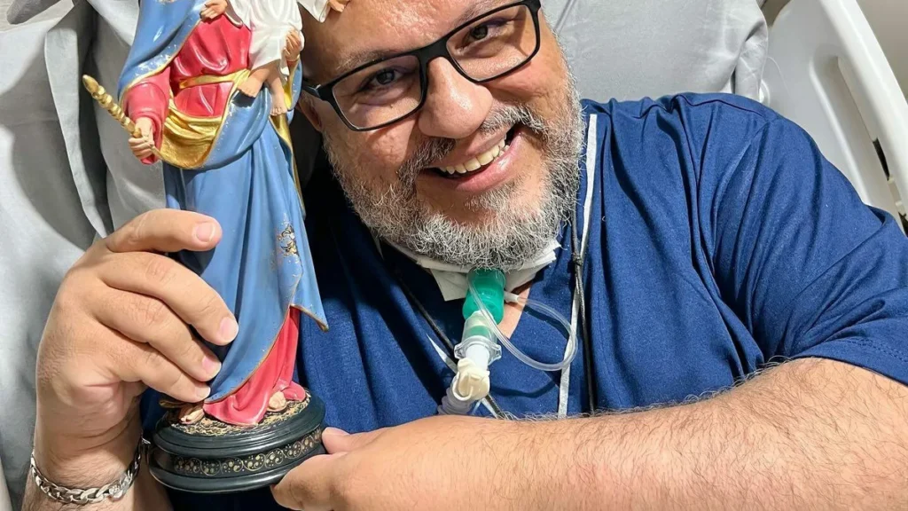 Imagem pe.marlon mucio do artigo Conheça Pe. Marlon Múcio e seu testemunho diante de condição genética rara