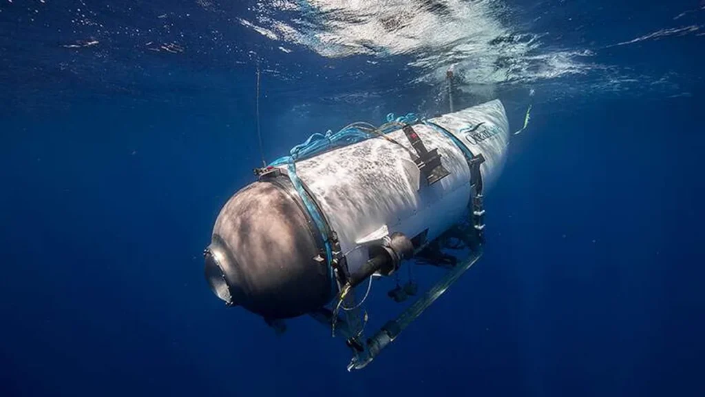 Imagem ocean gate do artigo Pai e filho estão entre desaparecidos em expedição de submarino ao Titanic