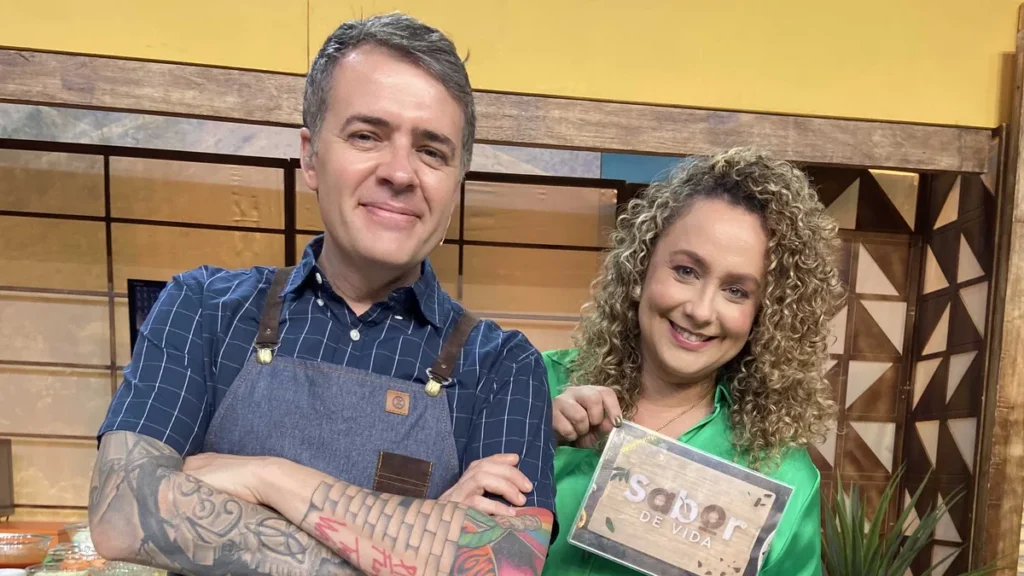 Imagem Bianca Laua e Chef leonardo roncon do artigo Chef Léo Roncon ganha homenagem da família no aniversário