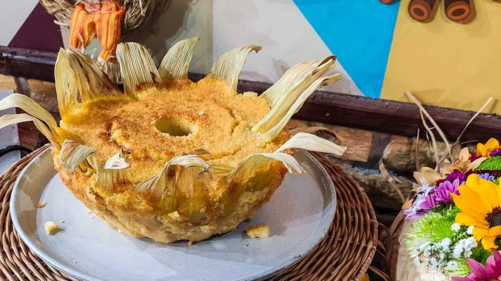 Imagem Bolo de milho assado na palha do artigo Bolo de Milho Assado na Palha – Sabor de Vida