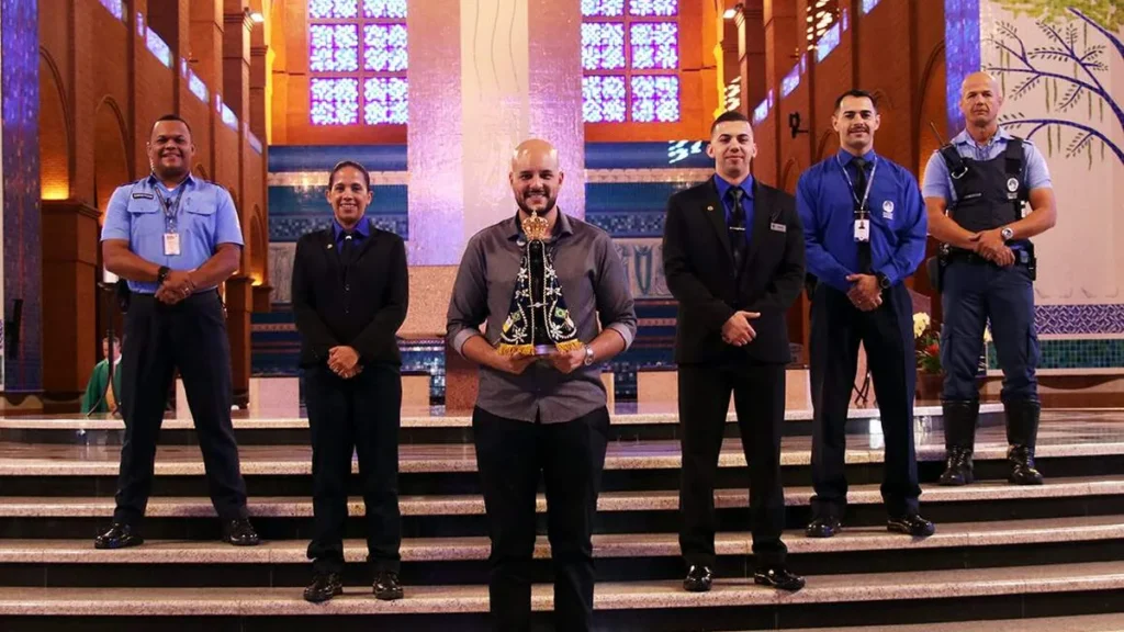 Imagem DIA DO VIGILANTE do artigo Vigilantes do Santuário Nacional garantem a segurança e a tranquilidade dos devotos da Mãe Aparecida