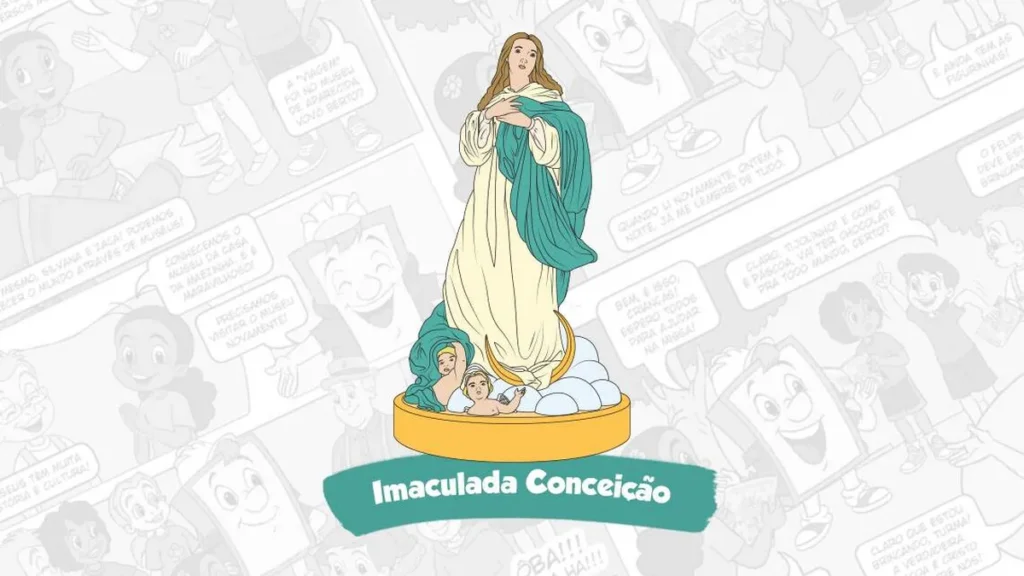Imagem Destaque Imaculada ConceicYaYo do artigo Imaculada Conceição para colorir