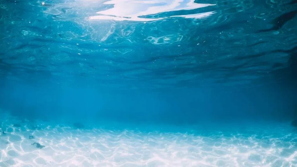 Imagem Imagem submersa do Mar azul do artigo Movimento aplica Laudato Si’ como proteção das Ilhas Fiji