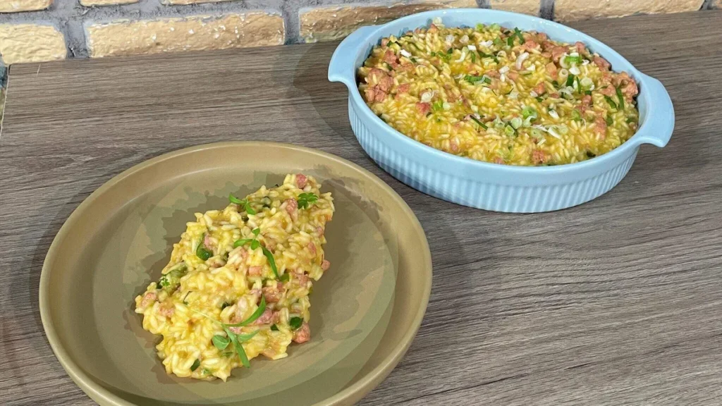 Imagem Risoto de abobora com linguica toscana do artigo Risoto de Abóbora com Linguiça Toscana – Sabor de Vida