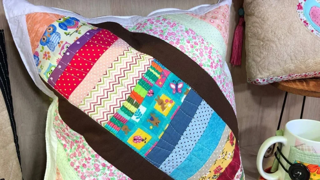 Imagem bloco escada retalho do artigo Bloco Escada de Retalhos em patchwork!