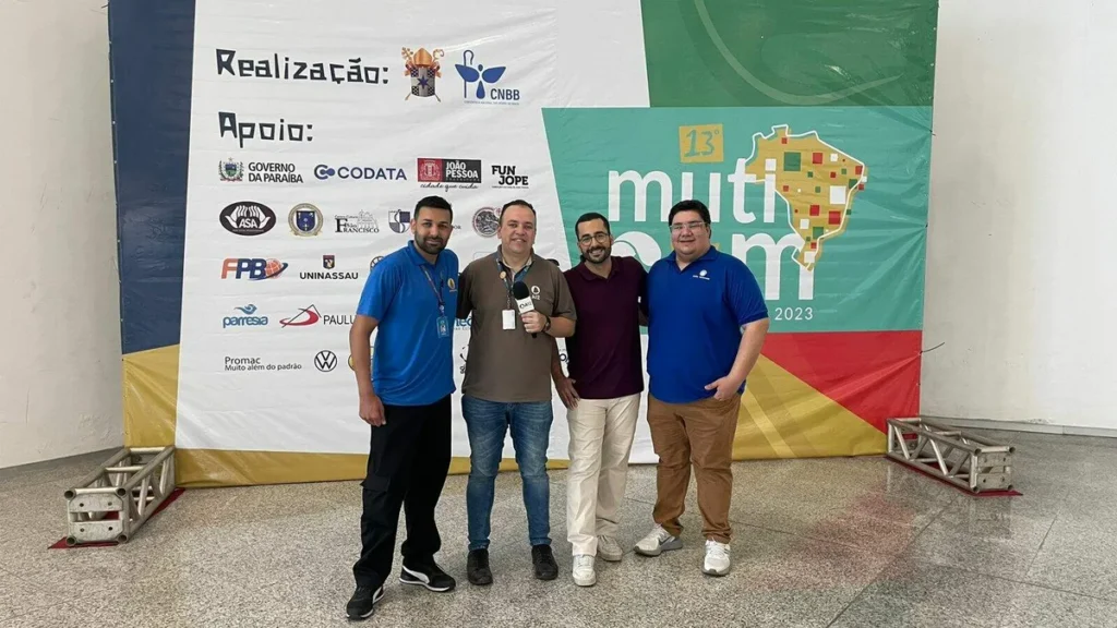 Equipe da Rede Aparecida de Comunicação participou do Muticom 2023