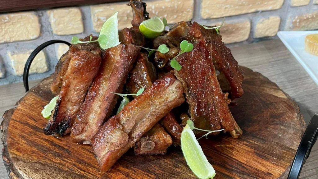 Imagem Costelinha suina no quentao e quiabo frito do artigo Costelinha Suína no Quentão com Quiabo Frito - Sabor de Vida