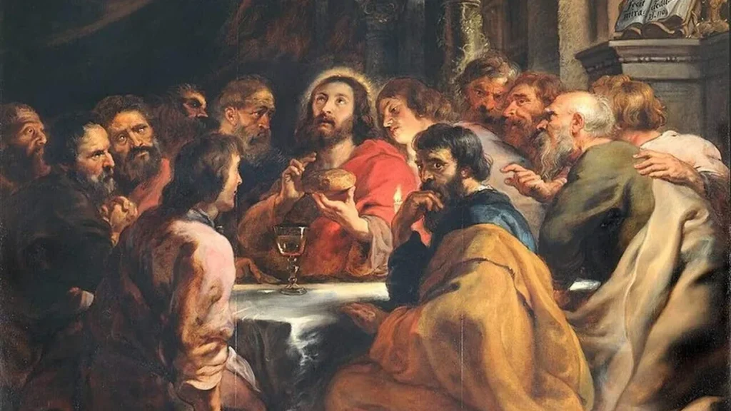 Imagem Ultima Ceia do artigo É verdade que Jesus teve mais de 12 apóstolos?