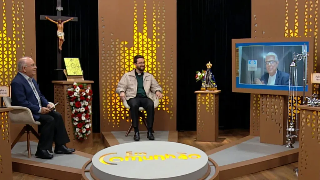 Imagem programa em comunhao tv aparecida do artigo “Em comunhão” continua a refletir sobre a simbologia litúrgica
