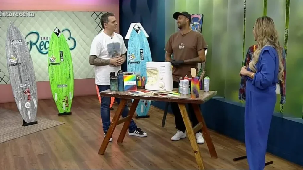 Imagem santa receita do artigo Conheça o trabalho do artista plástico Jeferson Guedes