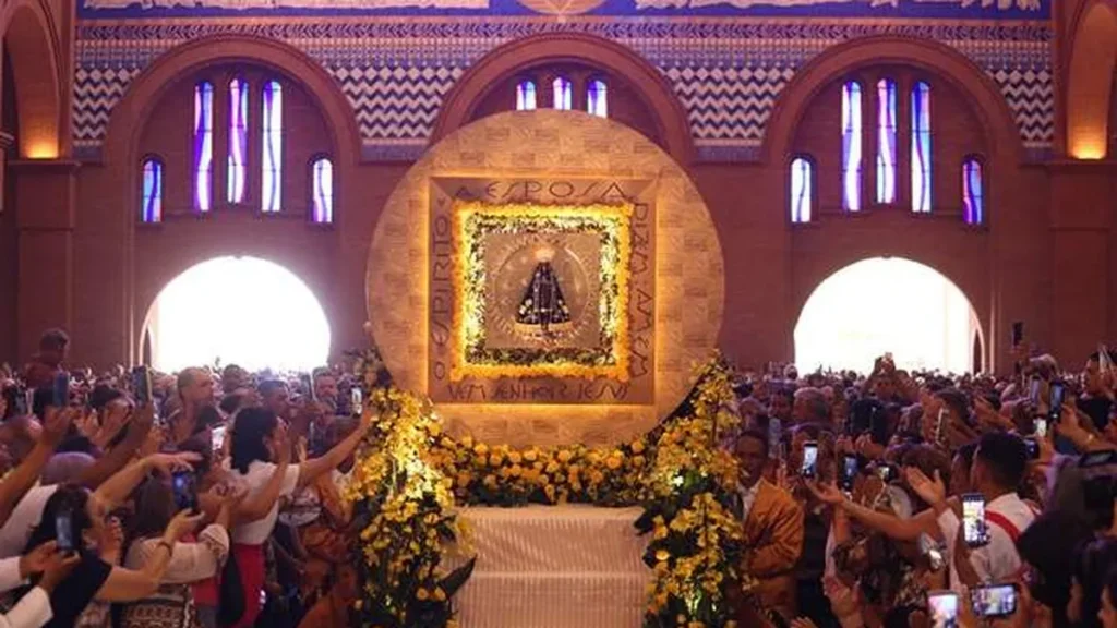 Imagem festa da padroeira 2022.jpg do artigo Com celebrações religiosas e atividades culturais, Santuário Nacional divulga programação da Festa da Padroeira 2023