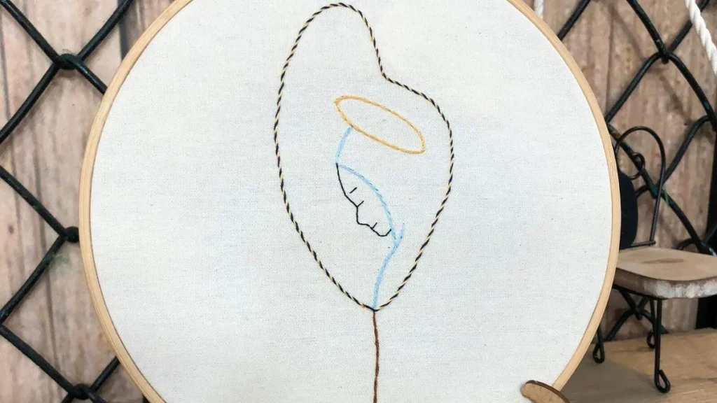 Imagem bordado virgem maria do artigo Bordado Virgem Maria - Faça Você Mesmo