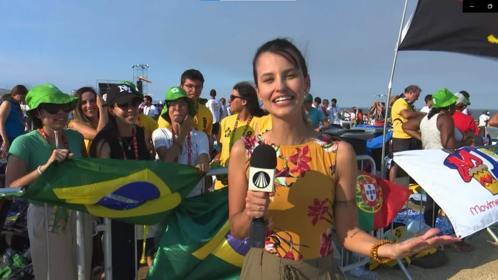 Imagem leticia andrade do artigo Conectados pela Fé relembra a Jornada Mundial da Juventude 2023