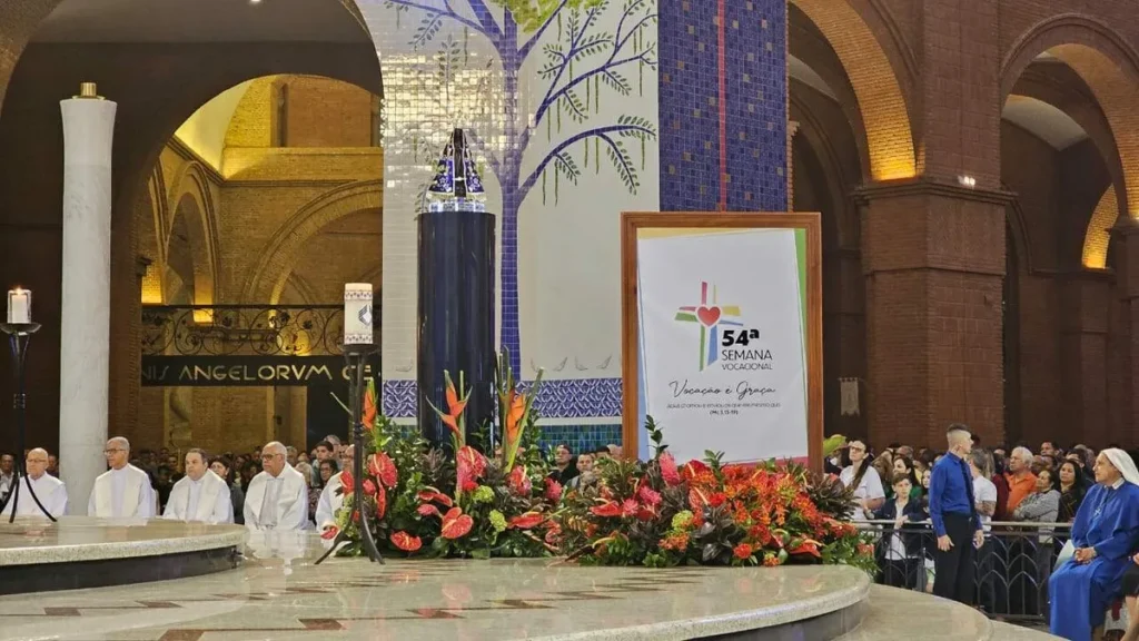 Imagem Missa de Assuncao de Maria e abertura da 4 semana da vida consagrada do artigo Missa no Santuário celebra a Solenidade da Assunção de Maria