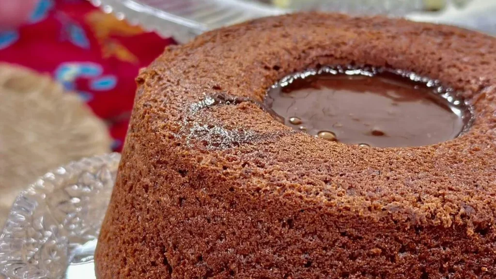 Imagem bolo vulcao creme de avela do artigo Bolo Vulcão de Creme de avelã - Santa Receita