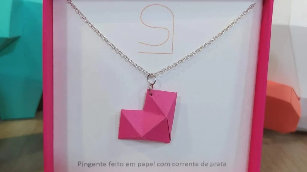 Imagem pingente de papel do artigo Coração Pingente de Papel - Faça Você Mesmo
