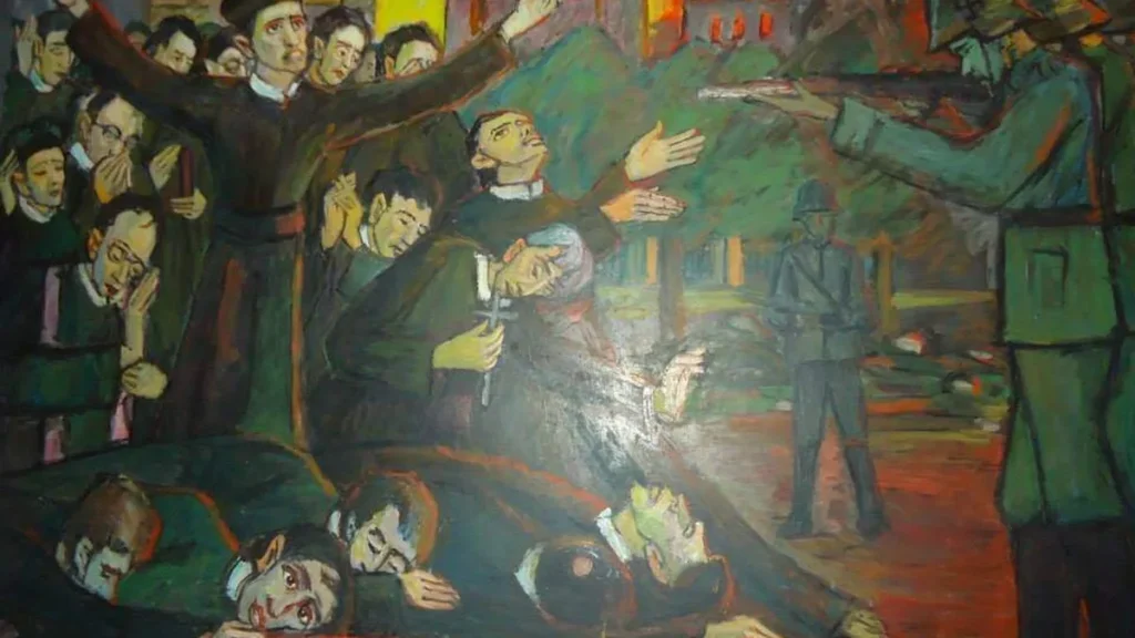 Painel representa os mártires redentoristas