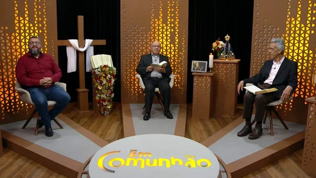 Imagem Programa em comunhao TV Aparecida compressed do artigo “Em comunhão” reflete sobre os Escritos Paulinos