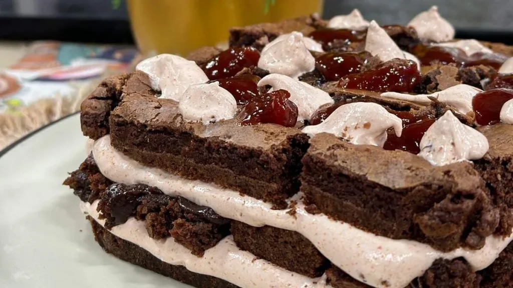 Imagem naked cake brownie do artigo Naked Cake Brownie - Santa Receita