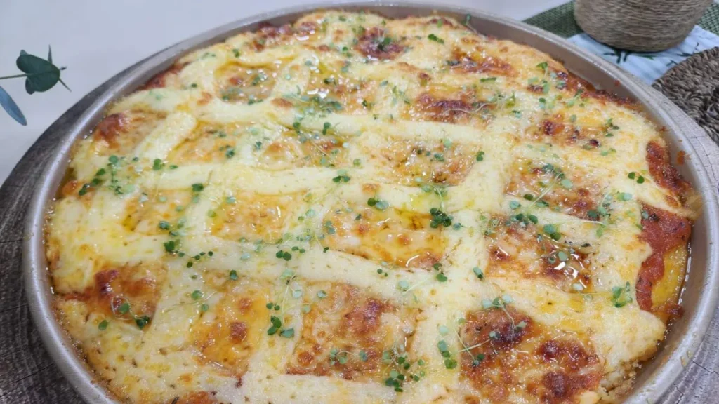 Imagem polenta gratinada do artigo Polenta Gratinada e Molho de Tomate Rústico - Santa Receita