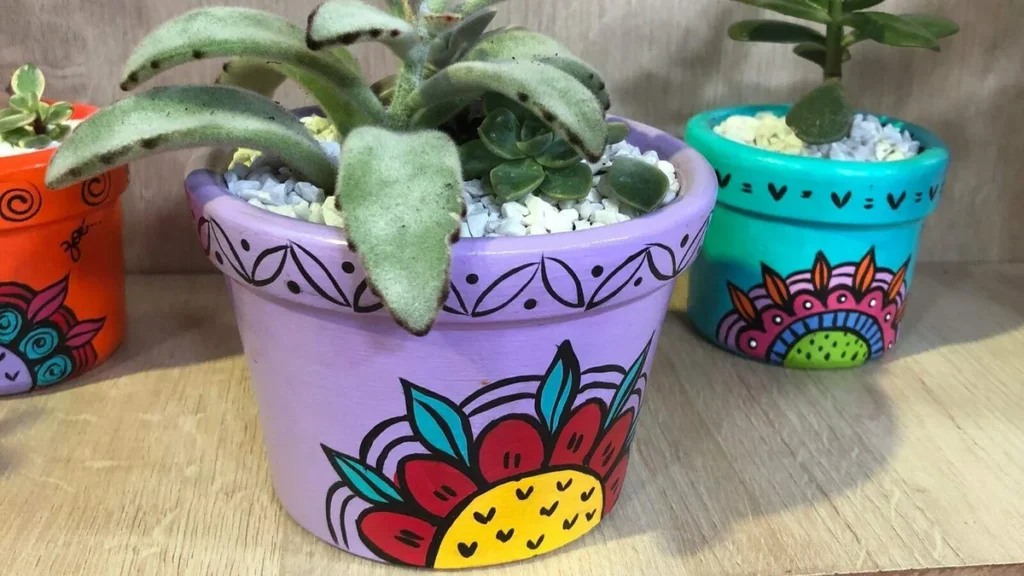 Imagem vaso de barro do artigo Vaso de barro decorado - Faça Você Mesmo