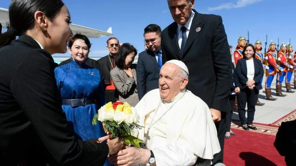 Imagem Papa Francisco encerra viagem a Mongolia do artigo Papa Francisco finaliza peregrinação apostólica à Mongólia