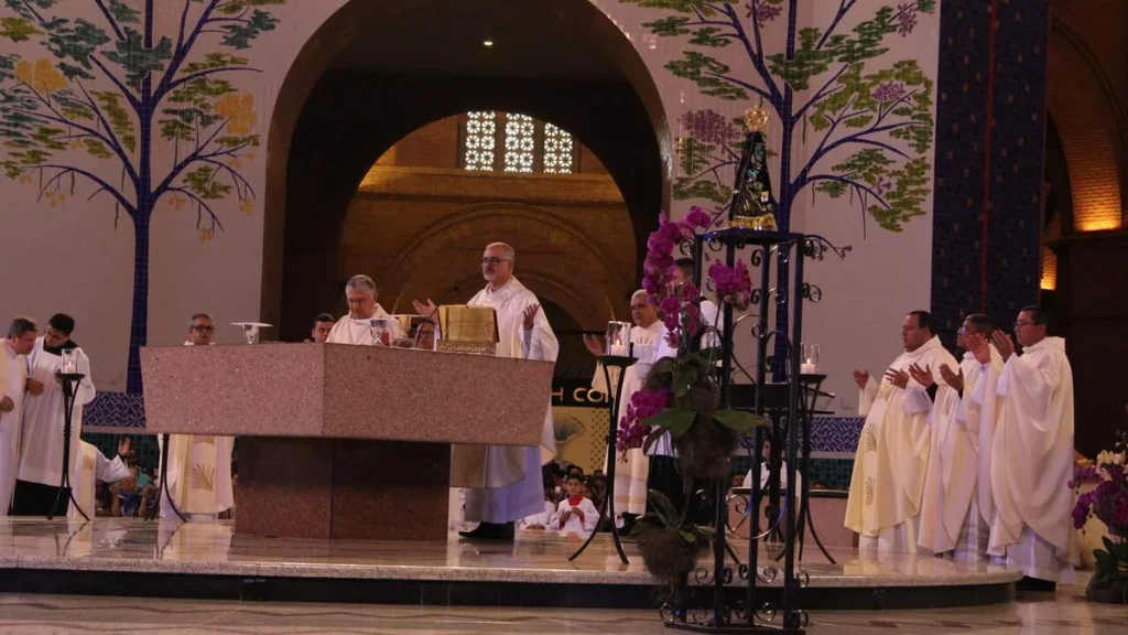 Imagem Romaria da Arquidiocese de Goiania do artigo Santuário Nacional acolhe Romaria da Arquidiocese de Goiânia