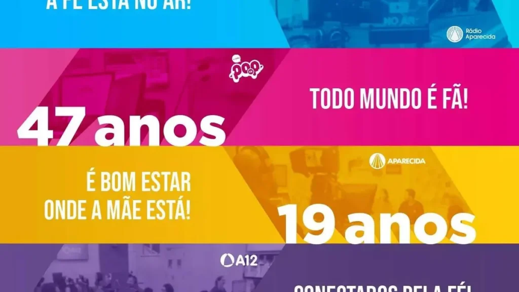 Imagem meta imagem aniversario da rede do artigo Relembre o A12 Conecta especial de aniversário da Rede Aparecida de Comunicação