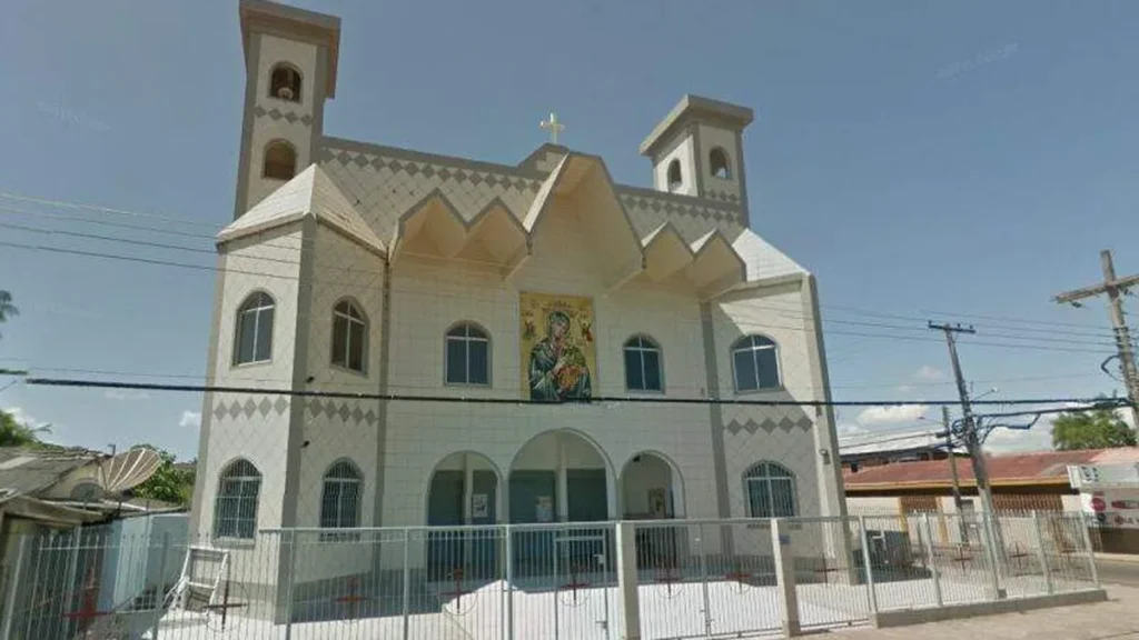 Igreja matriz da Paróquia Santuário Nossa Senhora do Perpétuo Socorro.