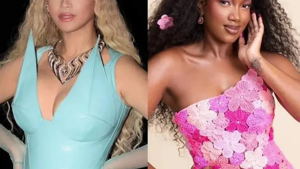 Beyoncé e IZA em foto editada