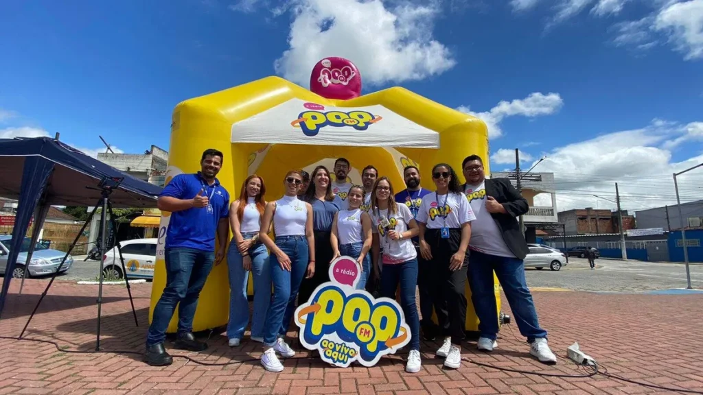 Equipe da Rádio Pop participa de POP nas Ruas