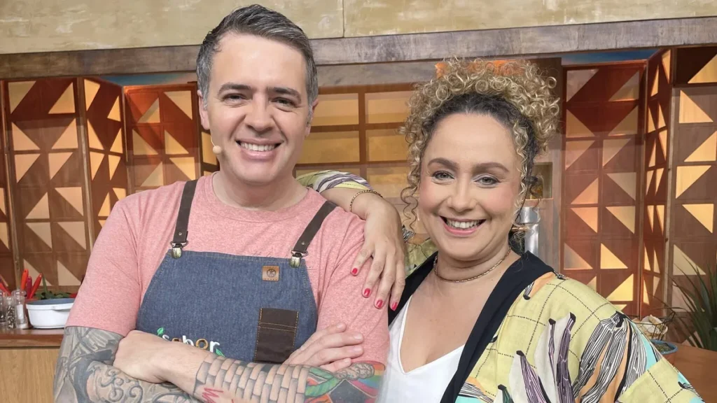 Imagem 1 Chef Leonardo roncon e Bianca Laua do artigo Delícias italianas são as receitas do “Sabor de Vida”