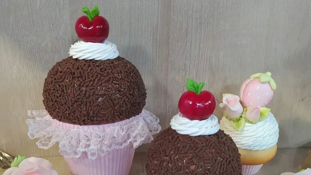 Imagem pote de brigadeiro do artigo Pote Brigadeiro em Biscuit - Faça Você Mesmo