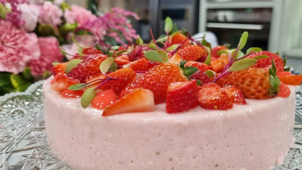 Imagem pana cotta de morango do artigo Pana Cotta de Morango - Santa Receita