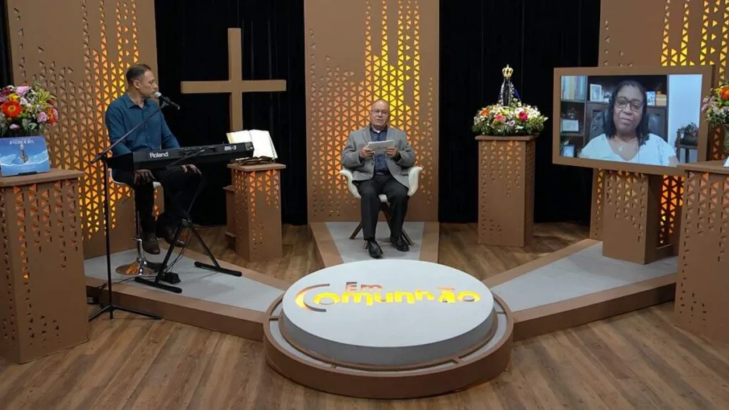 Imagem Programa em comunhao fala sobre a novena e festa da padroeira2 do artigo "Em Comunhão" reflete sobre Maria na piedade popular