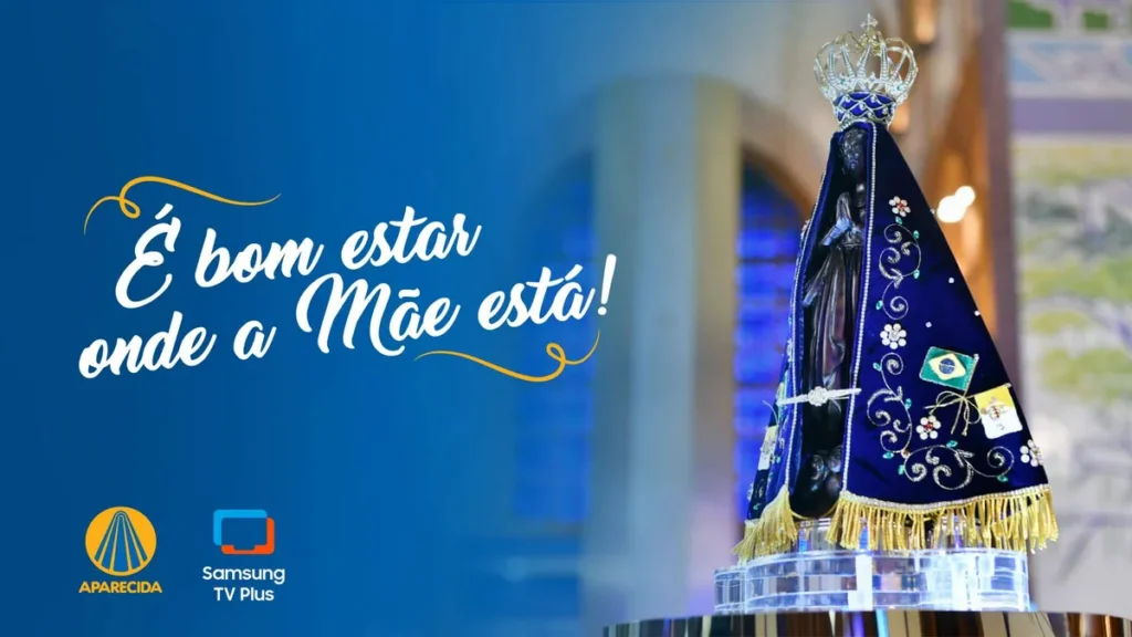 Imagem TELA RELEASE do artigo TV Aparecida entra para o catálogo de canais do Samsung TV Plus