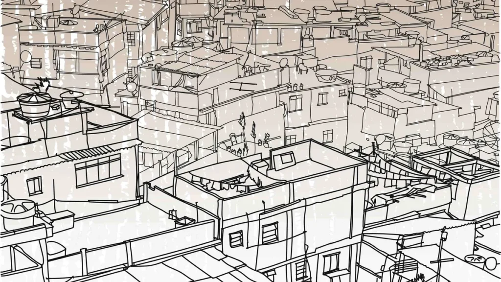 Imagem ilustracao de comunidades em sao paulo do artigo O poder dos grupos paralelos ao estado