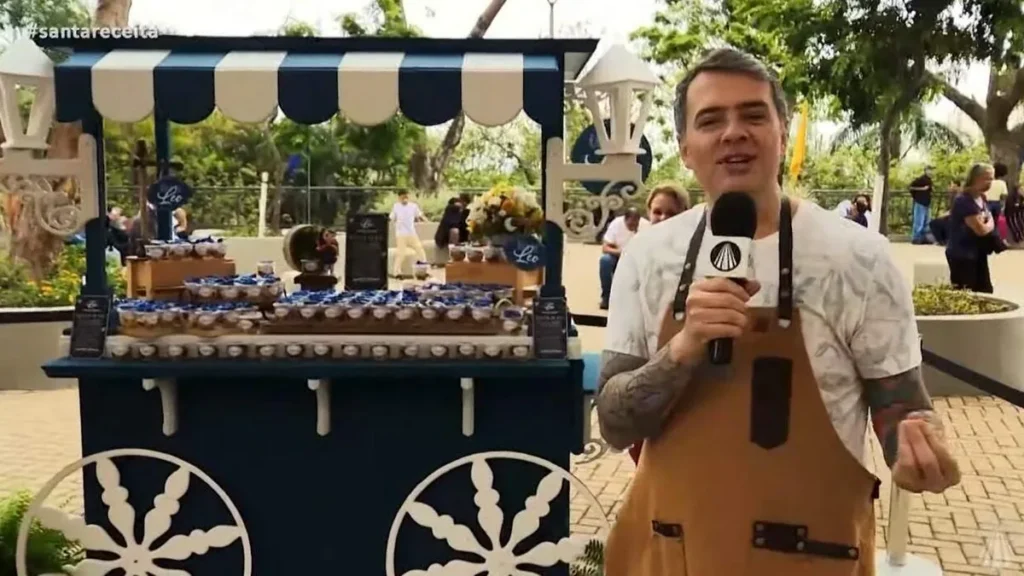 Imagem santa receita do artigo Chef Léo Roncon conversa com devotos na casa da Mãe