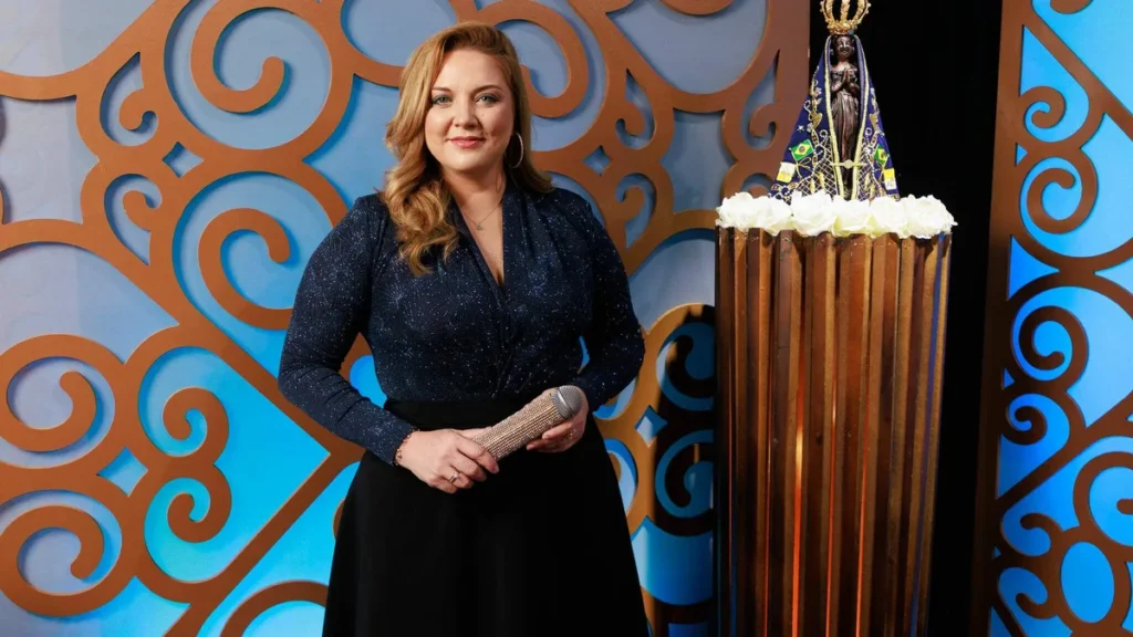 Imagem Mariangela Zan Juan Ribeiro TV Aparecida do artigo Gaúcho da Fronteira ganha homenagem no "Aparecida Sertaneja"