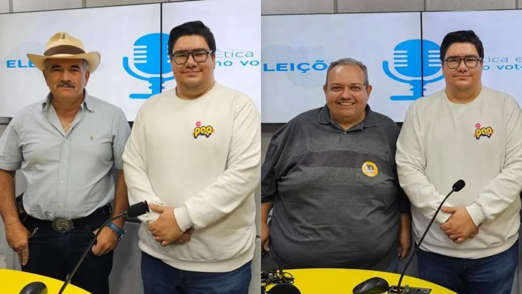 Imagem Candidatos a prefeito no JR do artigo JR entrevista candidatos a prefeito de Aparecida e Cachoeira Paulista
