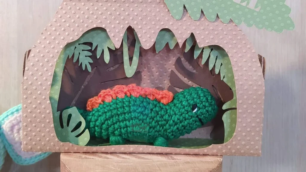 Imagem amigurumi do artigo Dinossauro lembrancinha em Amigurumi (Fio Amigurumi) - Faça Você Mesmo