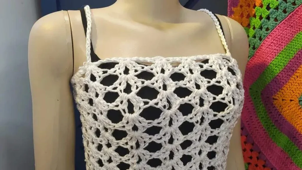 Imagem cropped croche do artigo Cropped em Crochê (Fio Queen) - Faça Você Mesmo