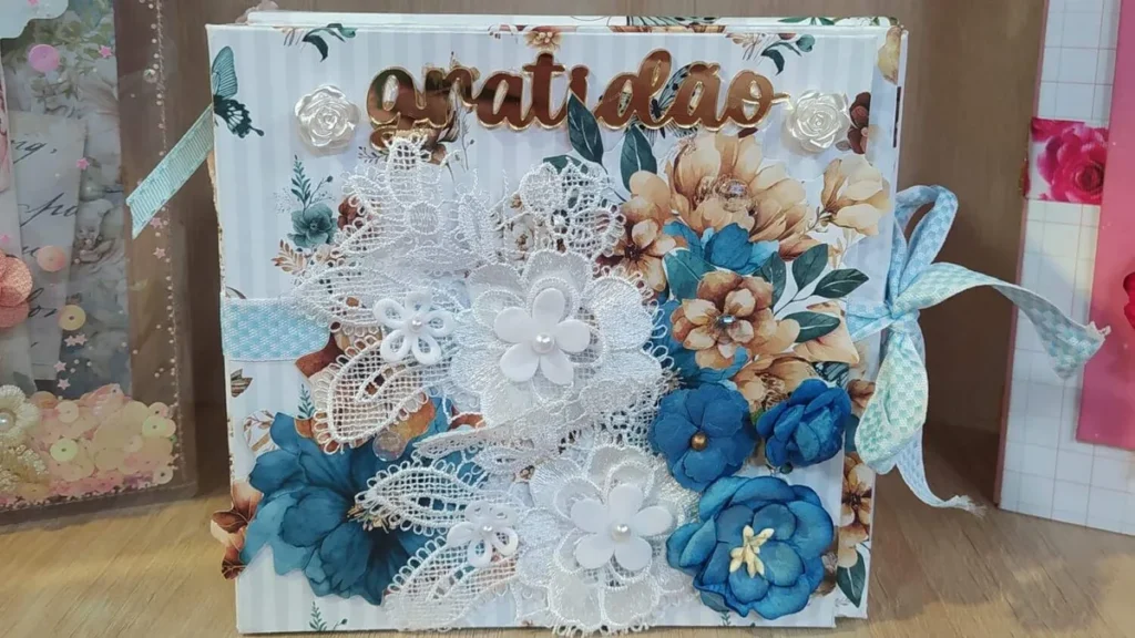 Imagem mini album do artigo Mini álbum Love em Scrapbook - Faça Você Mesmo