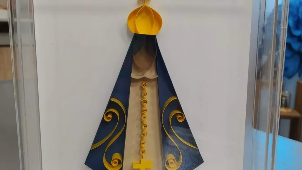 Imagem nsa senhora quiling do artigo Nossa Senhora Aparecida em Quiling - Faça Você Mesmo