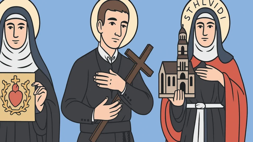 Imagem santos margarida maria geraldo e edwiges 16 de outubro do artigo O que Santa Margarida Maria, São Geraldo e Santa Edwiges têm em comum?